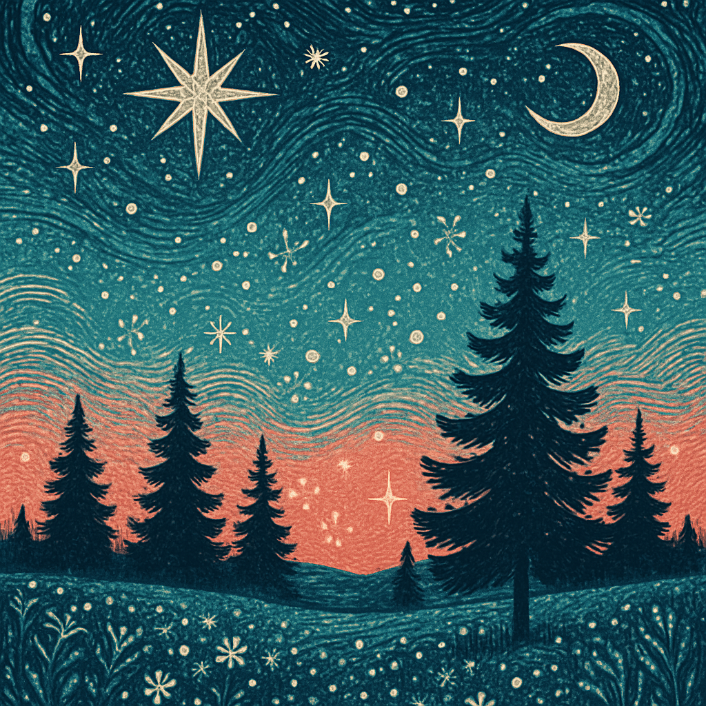 Twilight Loom Of The Stars paint by color