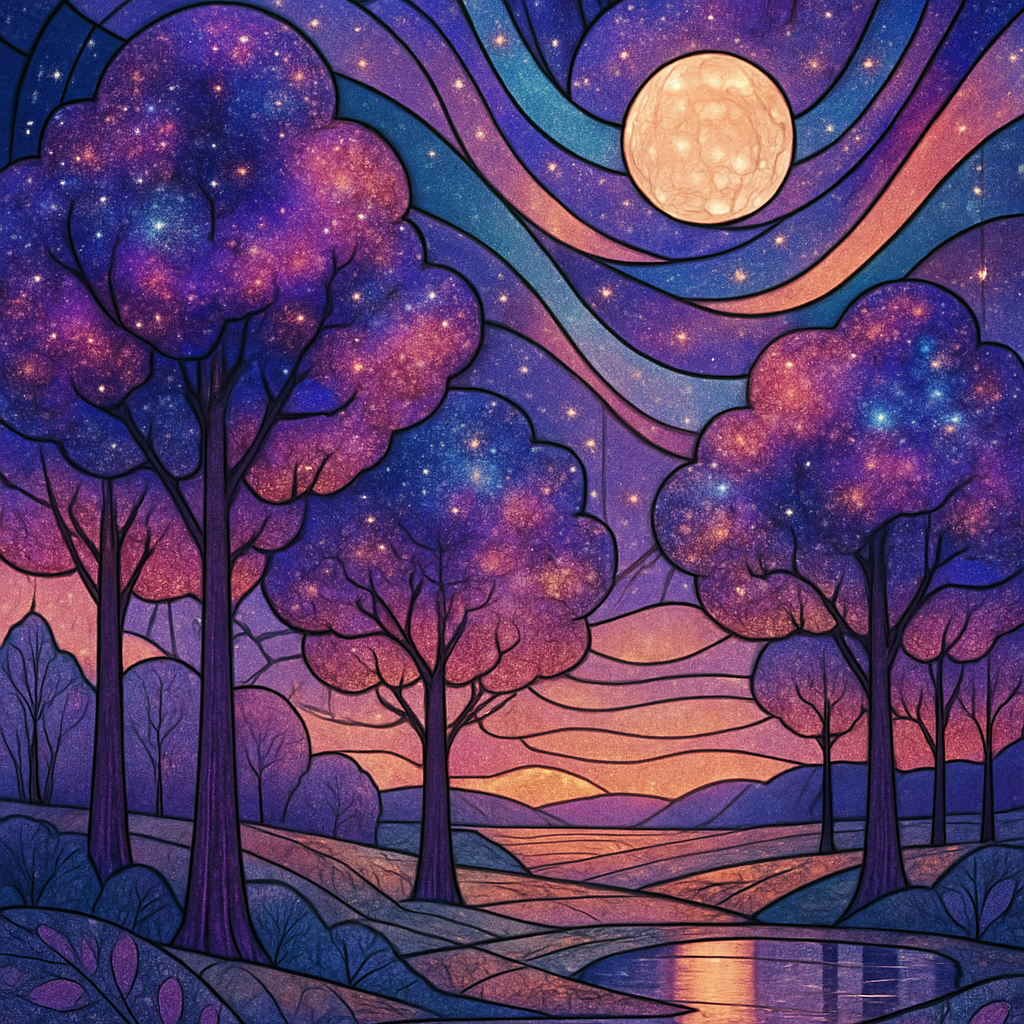 Nebula Grove Harmony paint by diamonds