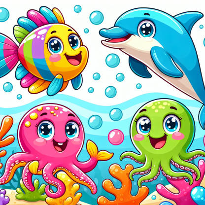 Bubbly Ocean Adventures Paint By Diamonds