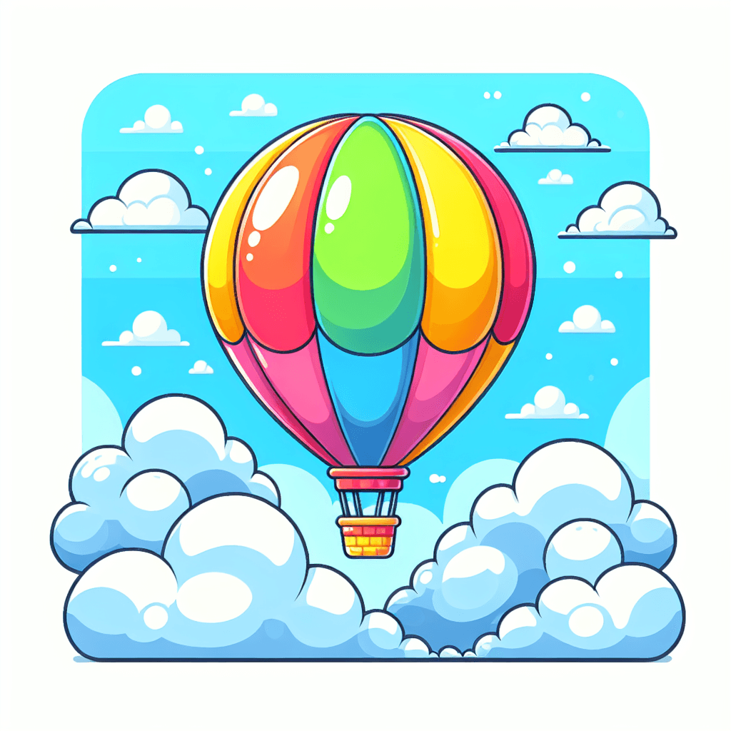 Dreamy Hot Air Balloon Paint By Diamonds Art