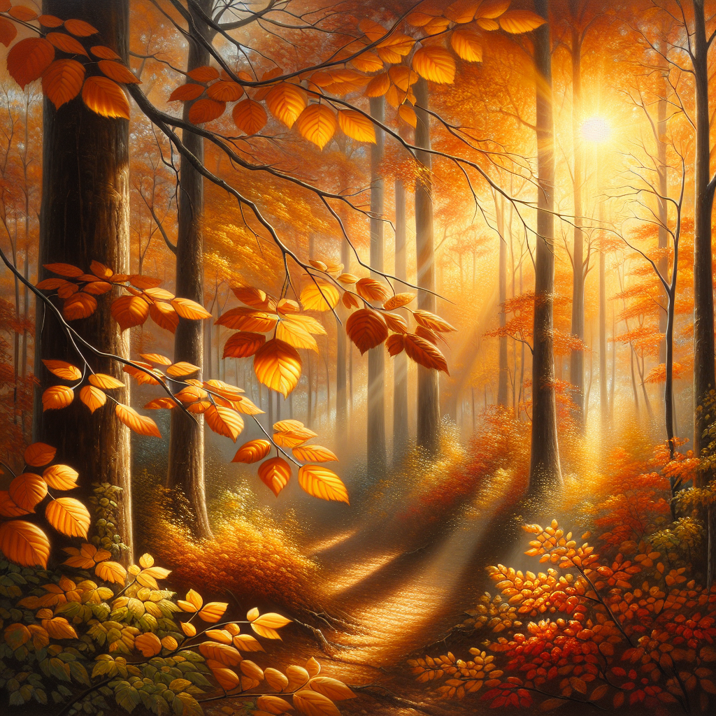 Majestic Autumn Forest DIY Paint By Diamonds