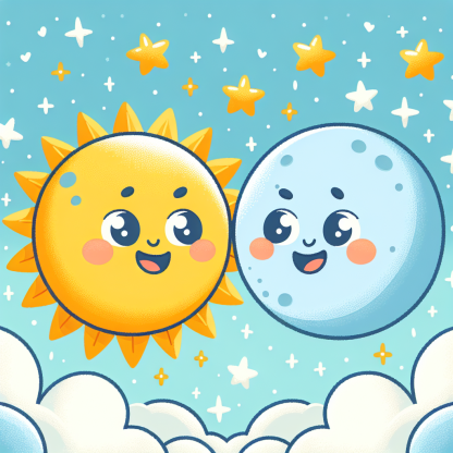 Dazzling Sun And Moon Paint By Diamonds Art