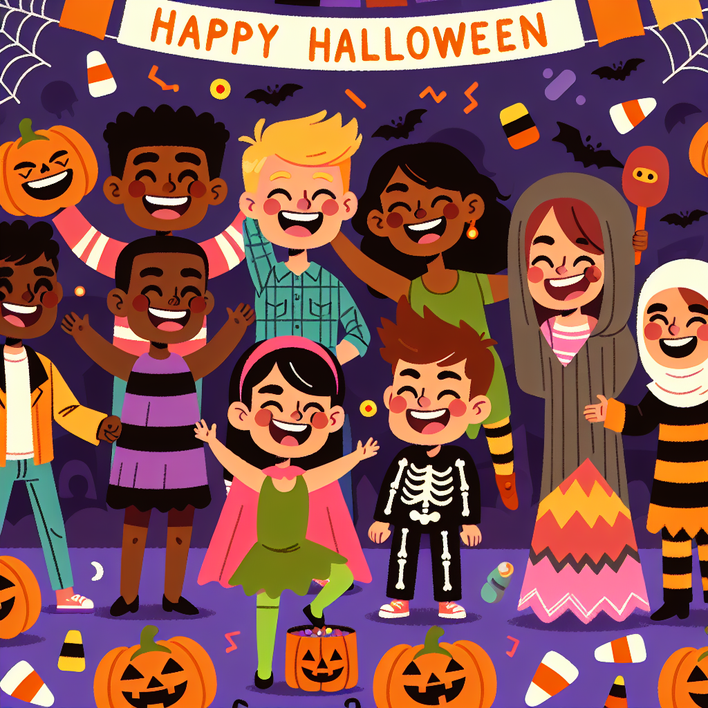 Happy Halloween Friends Paint By Diamond