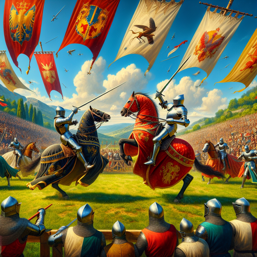 Medieval Tournament Glory Paint By Diamond