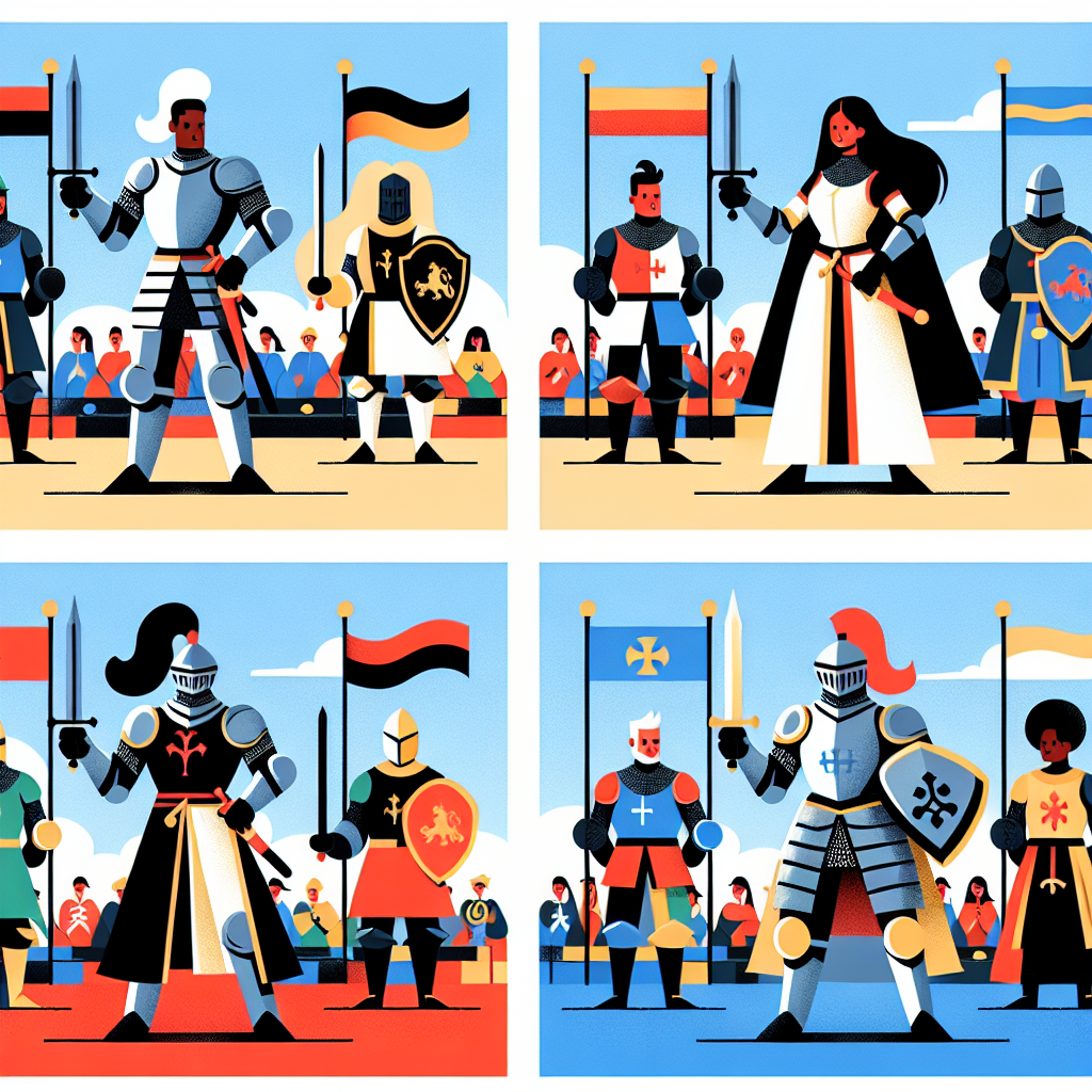 Knight's Quest Tournament Paint By Color