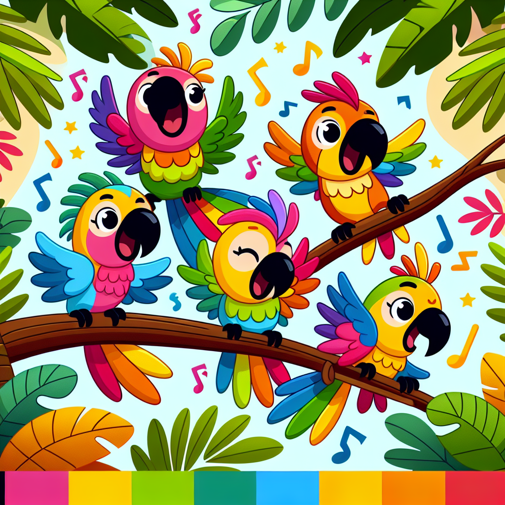 Vibrant Parrot Party DIY Paint By Diamonds