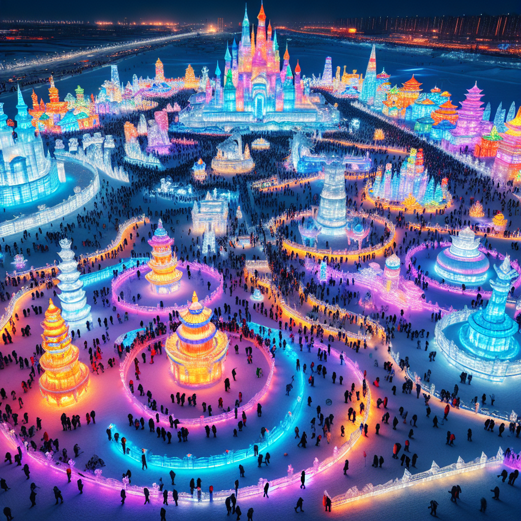 Snow & Ice Festival - Harbin Paint By Diamonds Kits