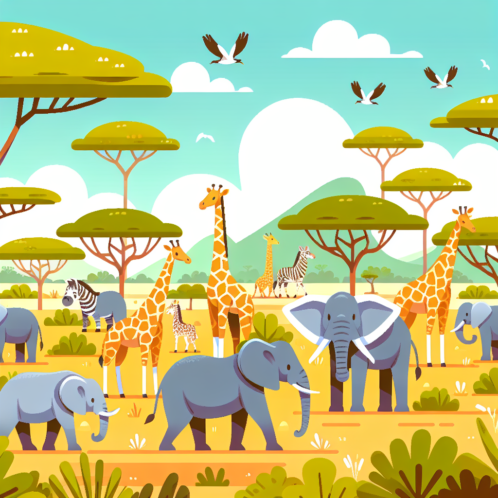 Savannah Safari Diamonded Painting Kits