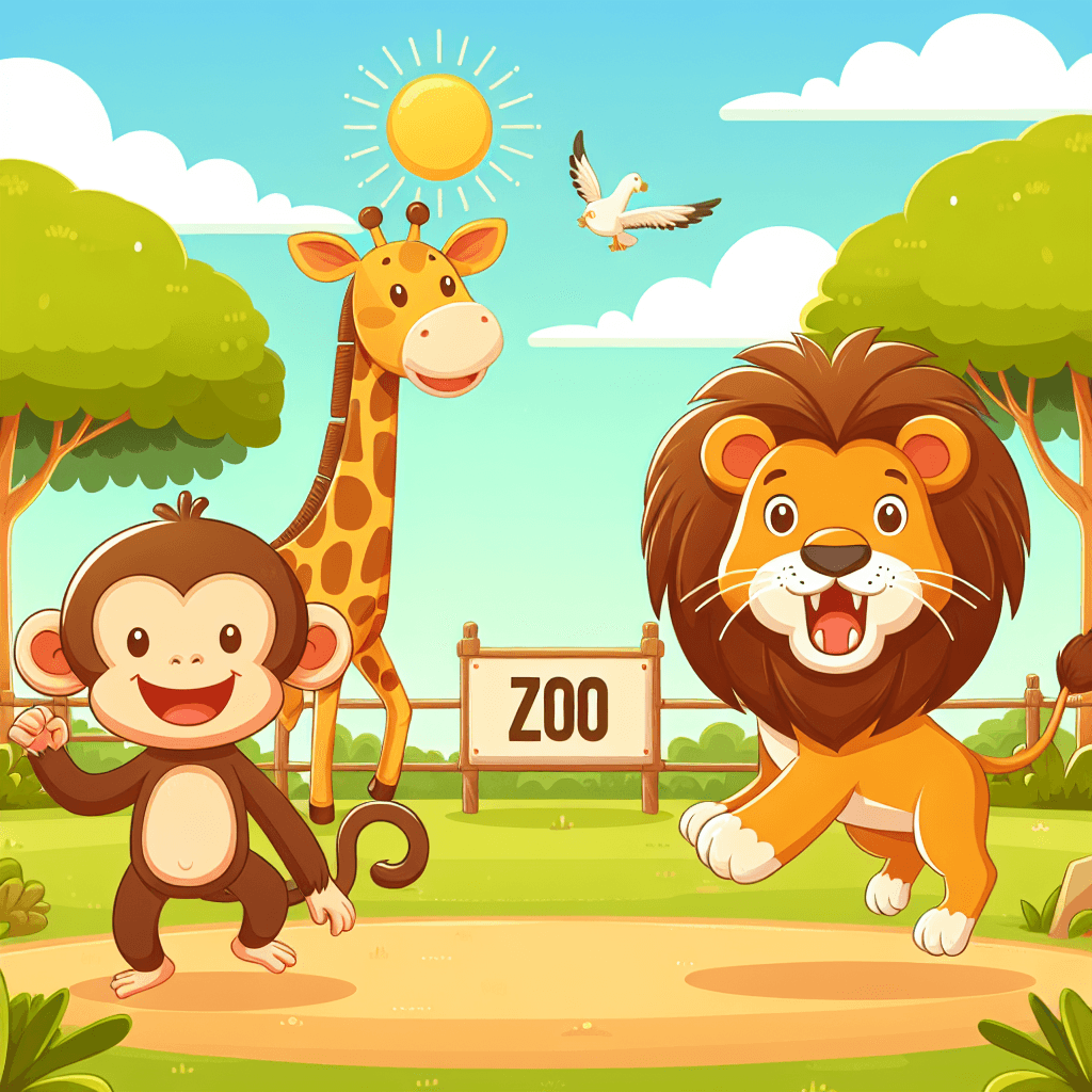 Fun At The Zoo Paint By Diamonds Art