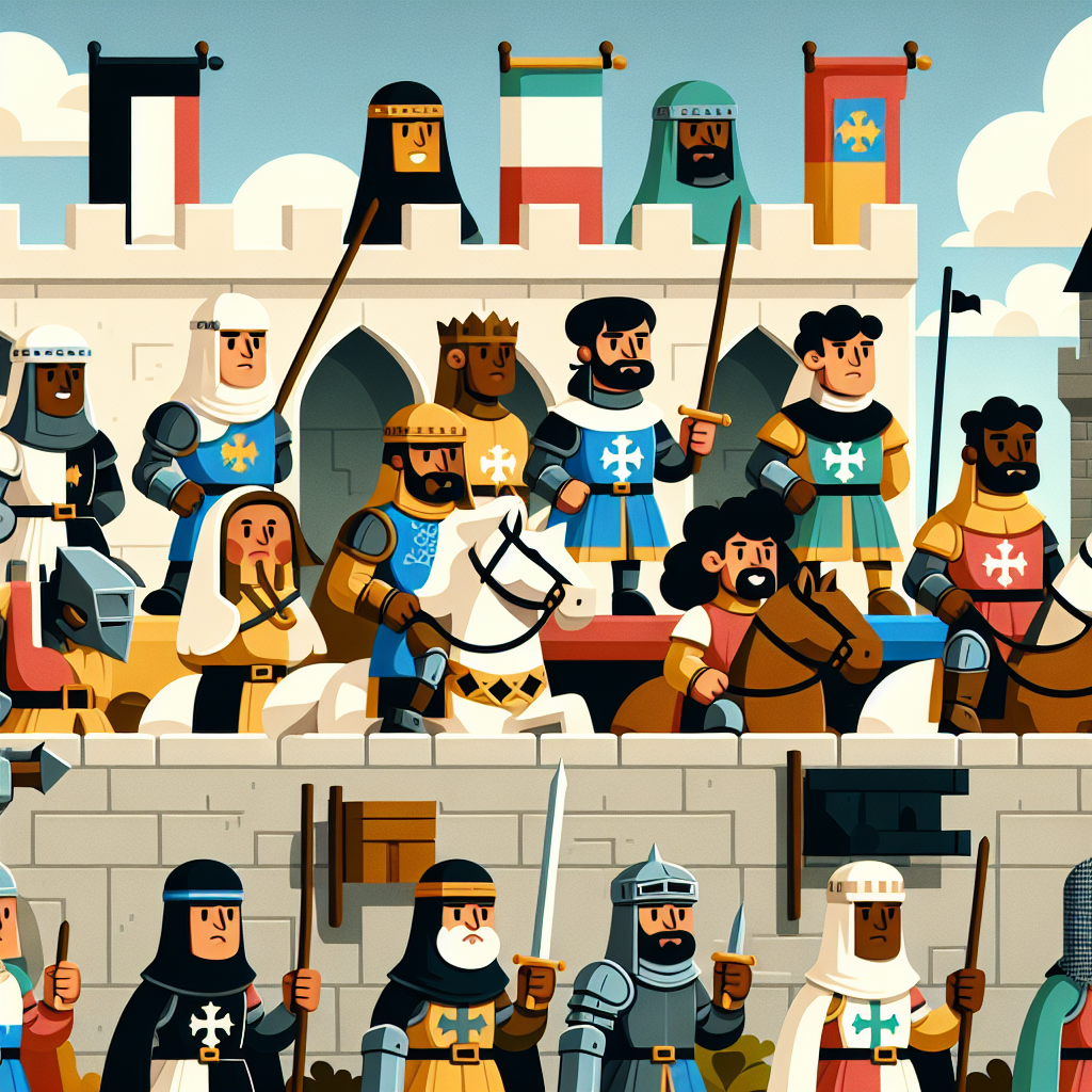 Historic Castle Siege Paint By Diamonds Kits