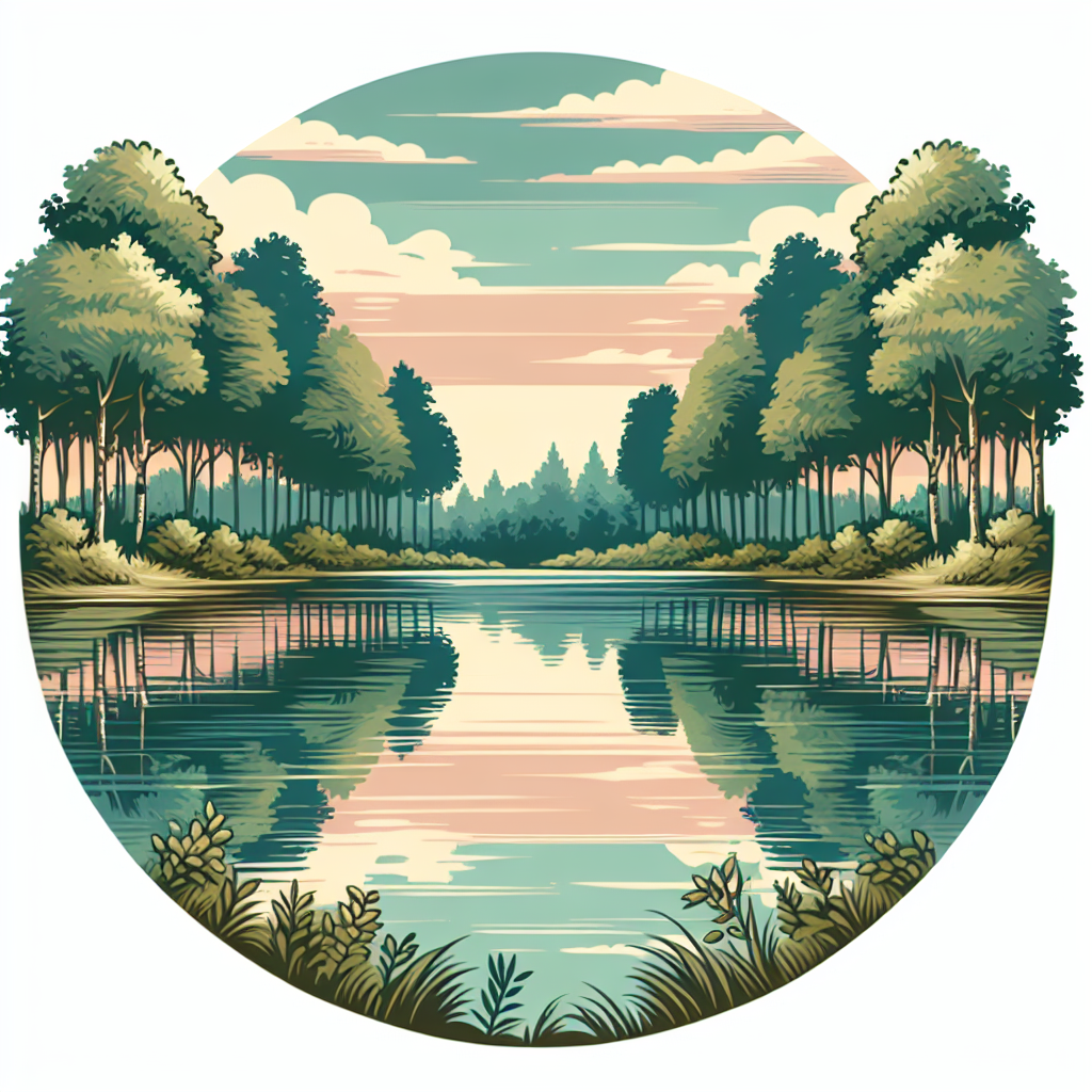Quiet Lakeside Reflection Paint By Diamonds Kits