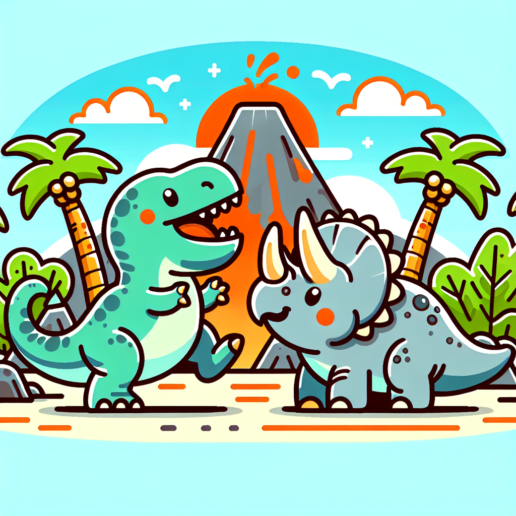 Funky Dinosaur Adventure Paint By Diamonds
