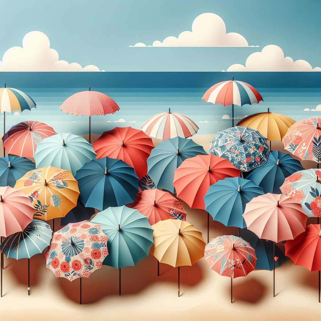 Radiant Colorful Umbrellas Paint By Diamond