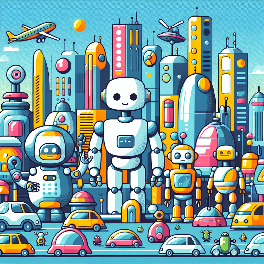 Robot City Paint By Diamonds Art