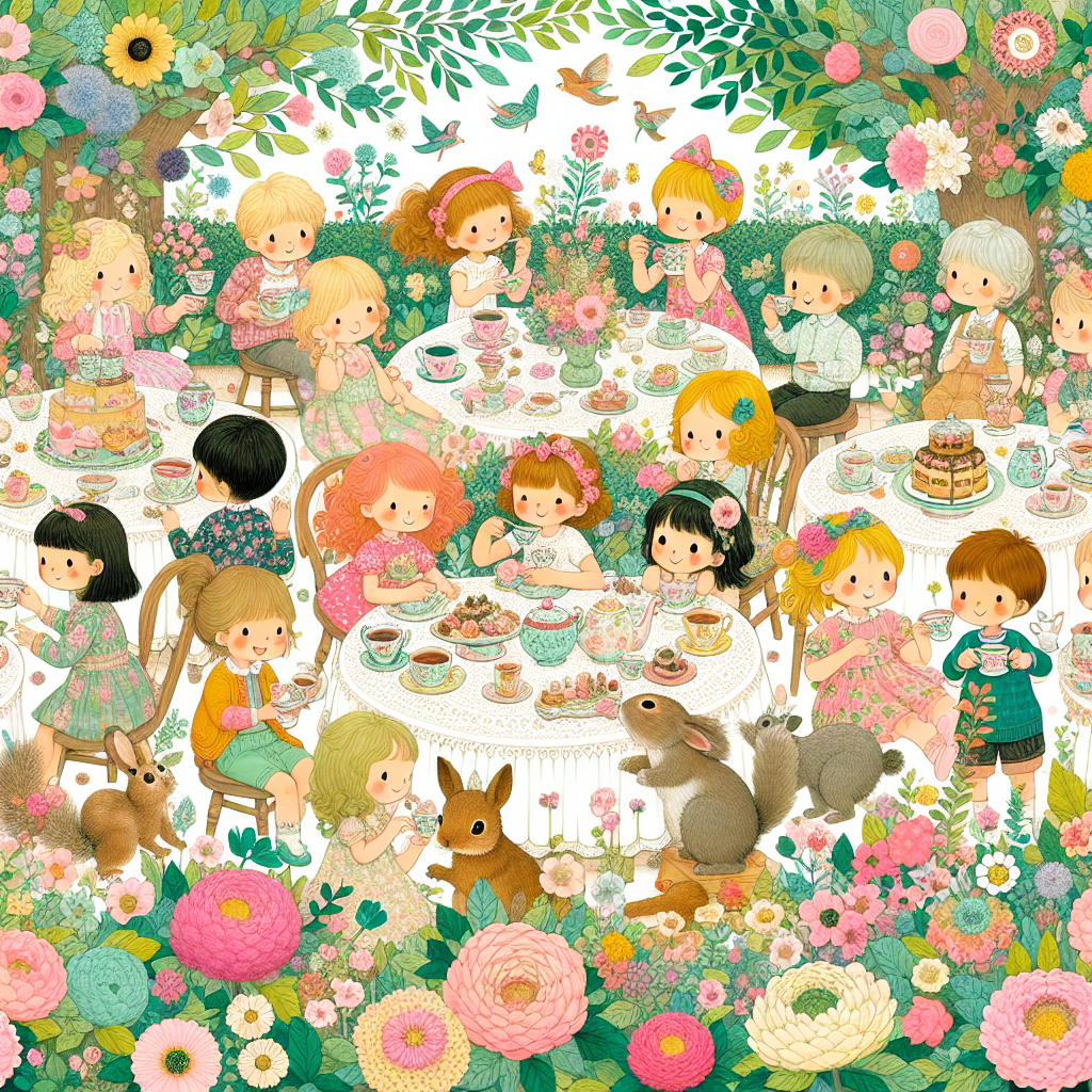 Sweet Garden Tea Party Diamonded Painting Kits