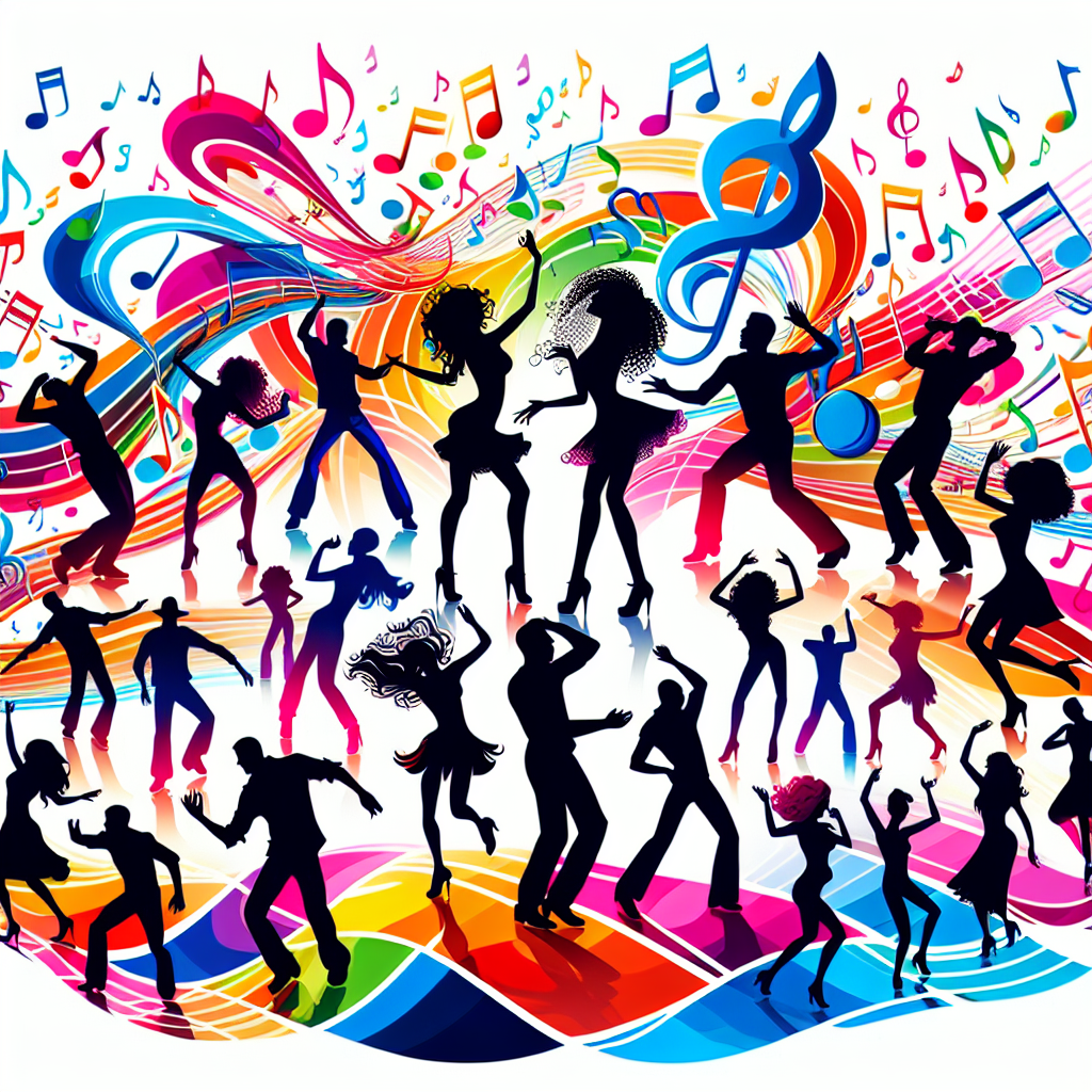 Energetic Dance Party Paint By Color