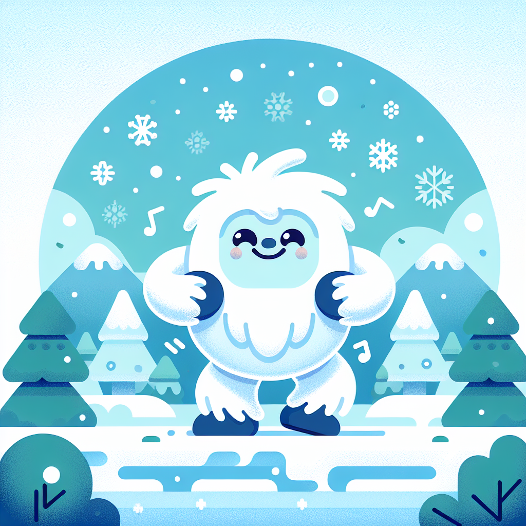 Giggle Yeti Painting By Diamonds Kit