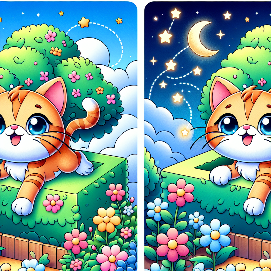 Kitten's Magical Night Paint By Diamond