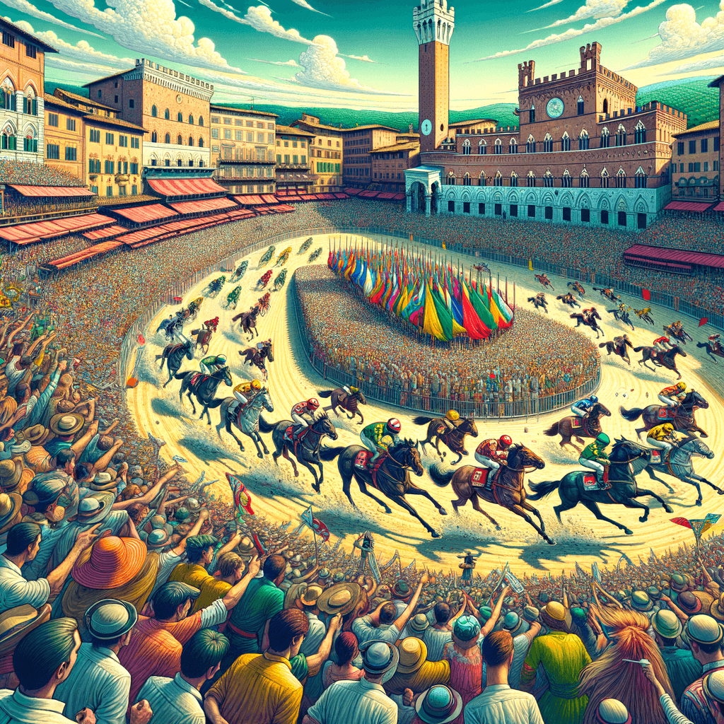 The Palio - Siena Painting By Diamonds Kit