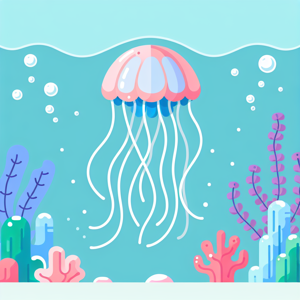 Jubilant Jellyfish's Ocean Ballet Diamond Painting