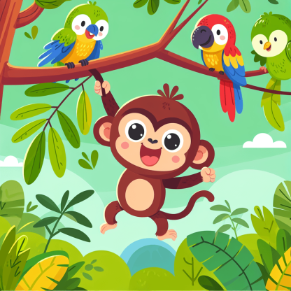 Adventurous Jungle Journey Diamond Painting