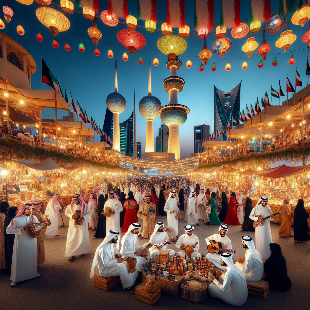 Kuwait Towers Festival - Kuwait City Diamonded Painting Kits