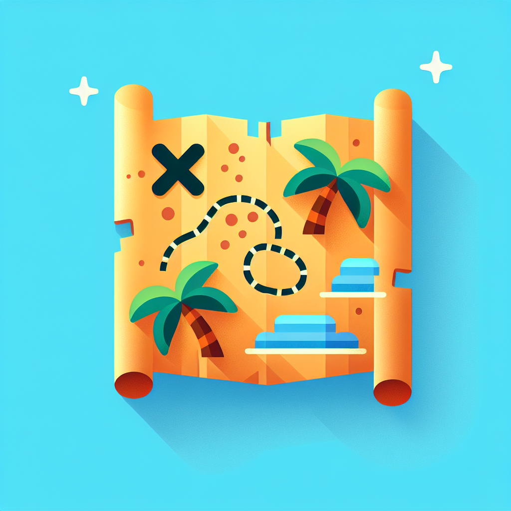 Explorer's Treasure Map Painting Diamond Kit