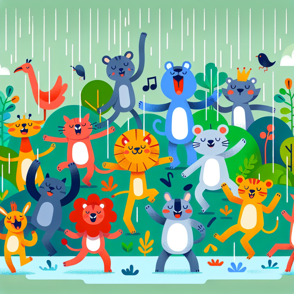 Rainforest Rain Dance Paint By Color