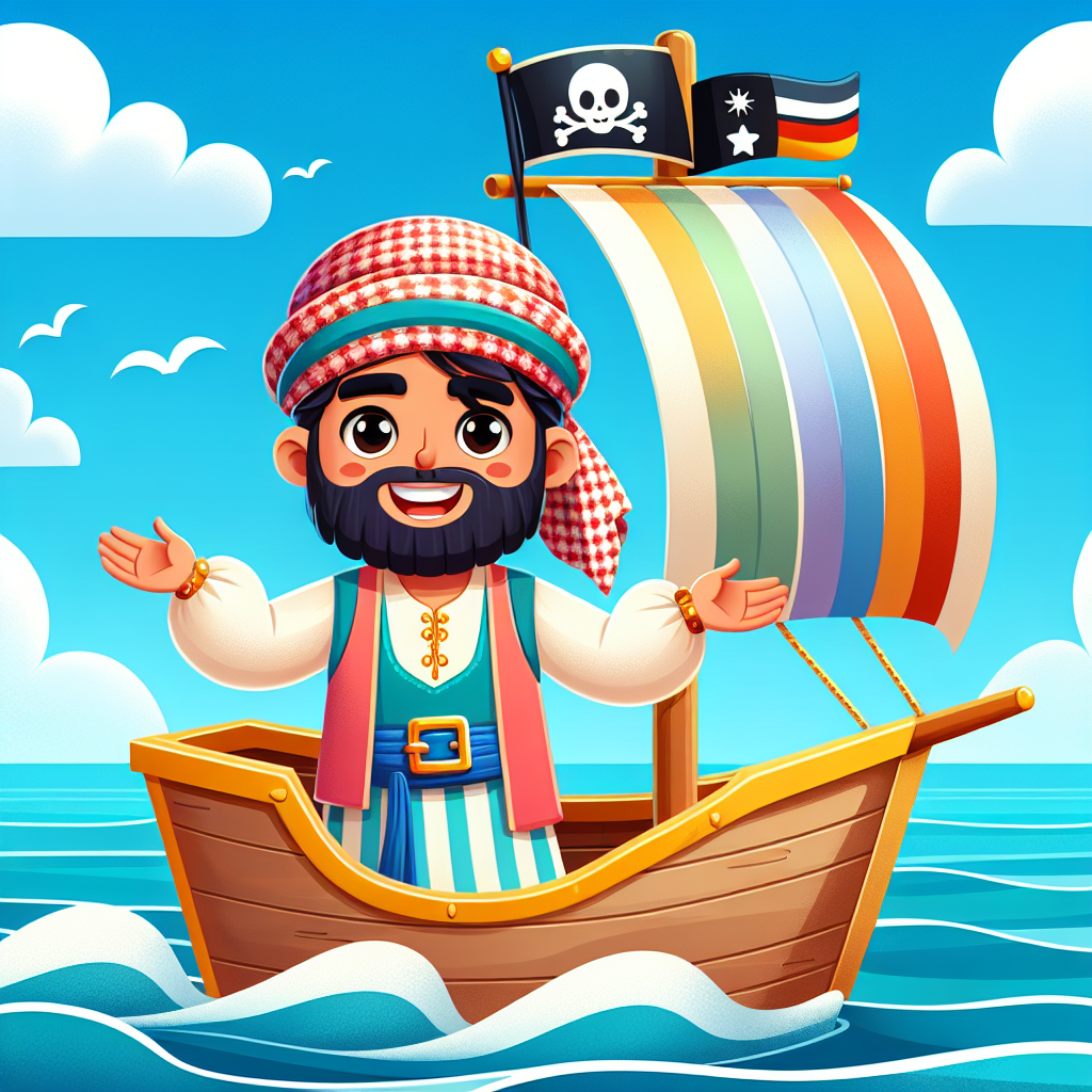 Sailing Pirate Paint By Diamonds Kits