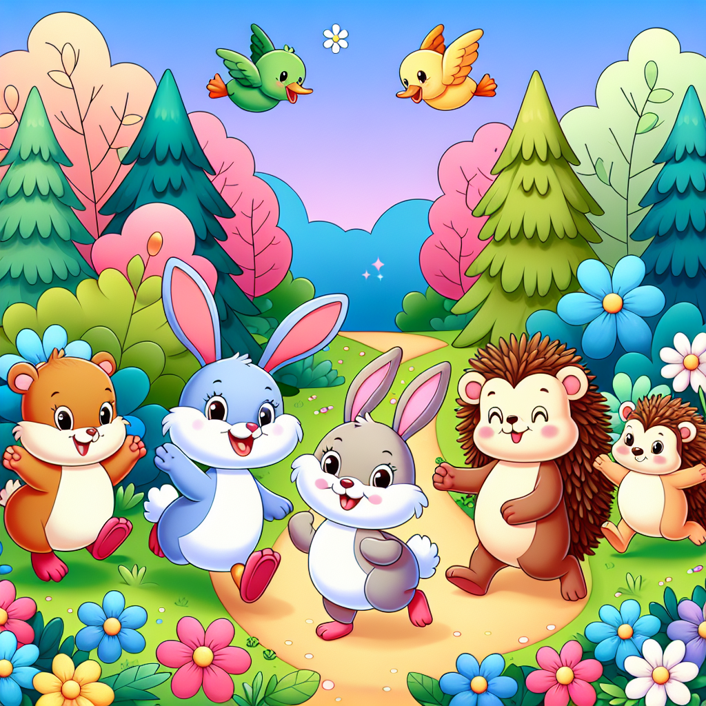 Whimsical Woodland Waddle Diamond Painting