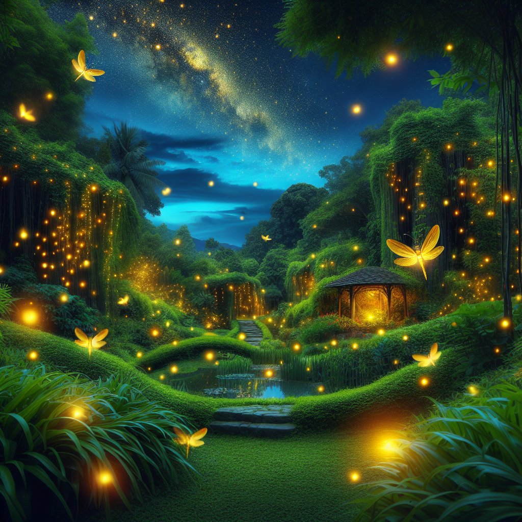 Dancing Fireflies At Twilight Diamonded Painting Kits