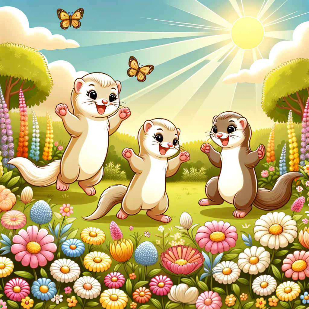 Friendly Ferrets Diamond Painting