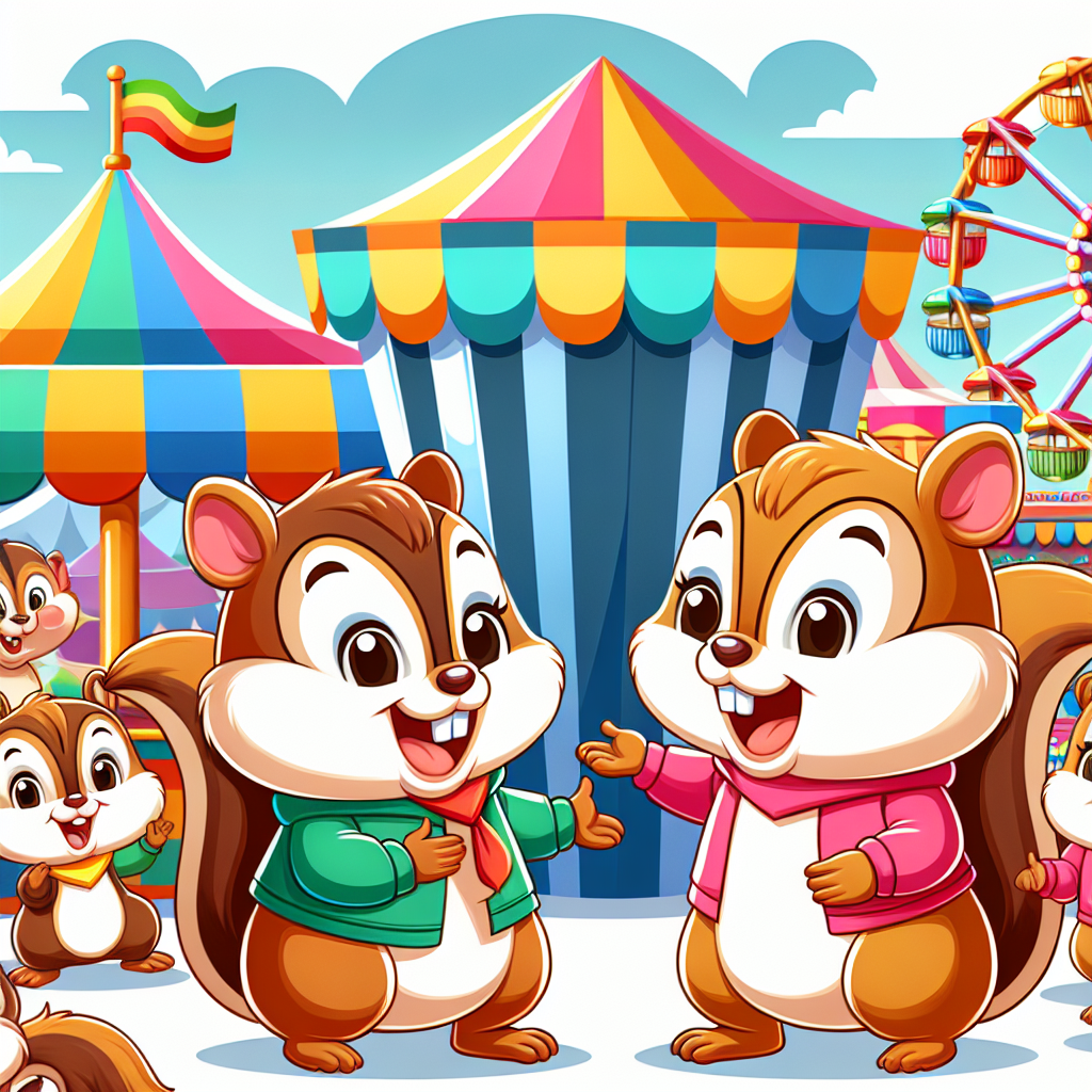 Cheeky Chipmunk Funfair Diamonded Painting Kits