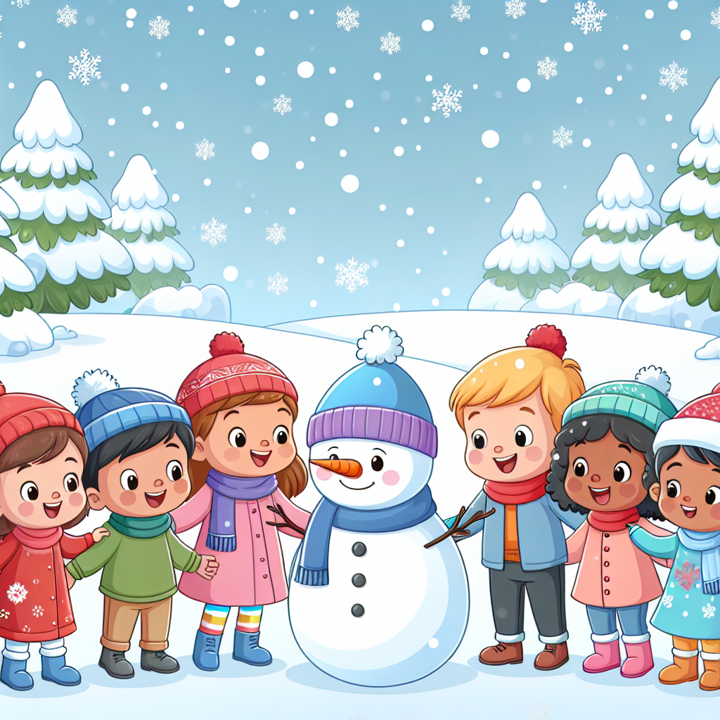 Frosty Friends Snow Day Painting Diamond Kit
