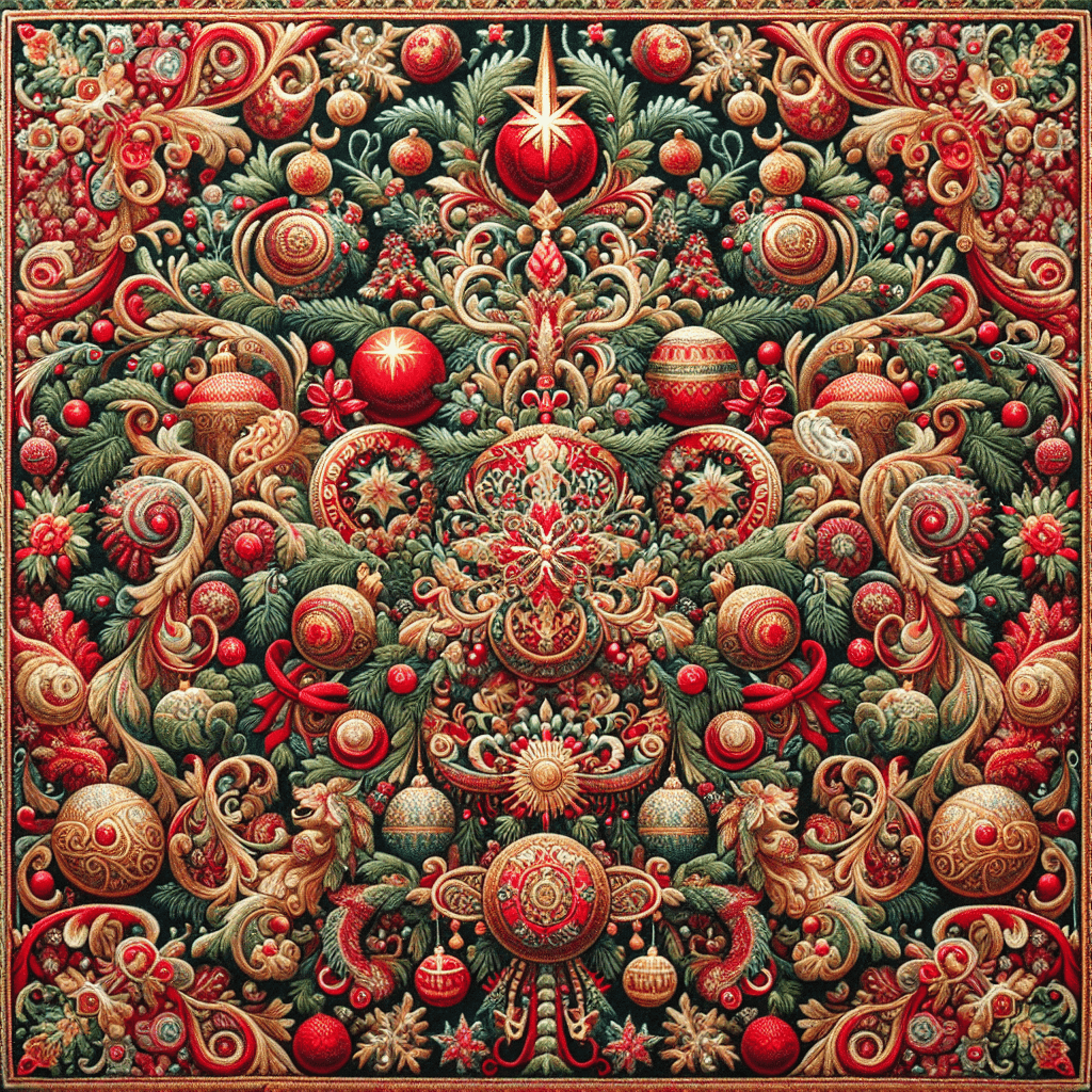 Christmas Radiance Tapestry DIY Paint By Diamonds