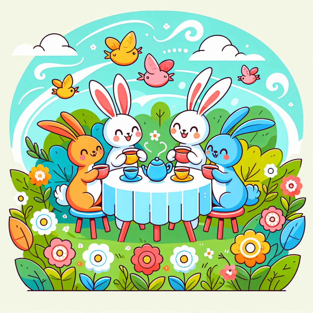 Garden Tea Party Pals Paint By Diamonds Art