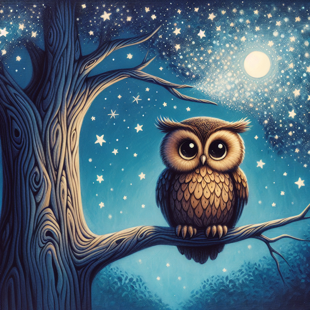 Whimsical Owl Night Paint By Diamond