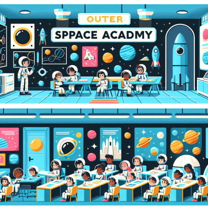 Outer Space Academy Paint By Diamonds Art
