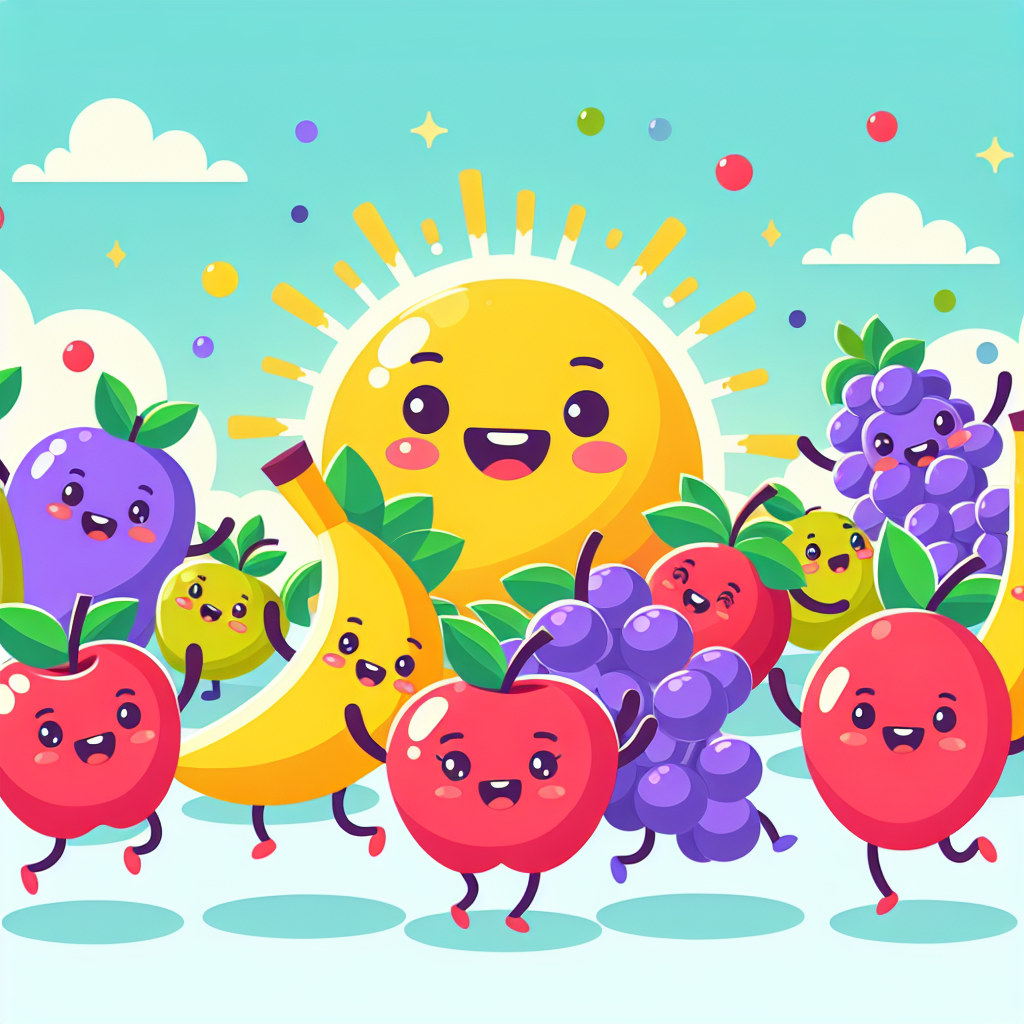 Funky Fruit Party Diamond Painting