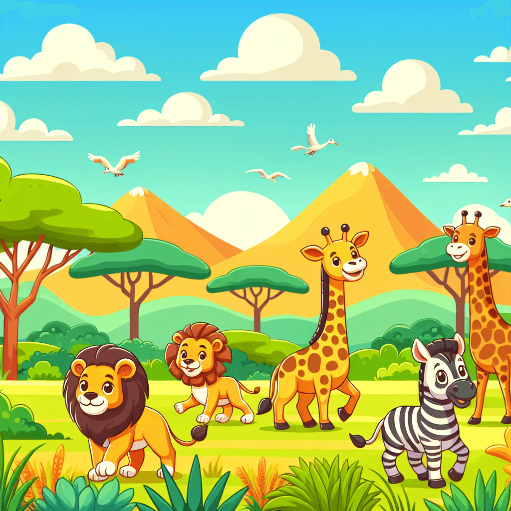 Safari Adventure Exploration Paint By Color