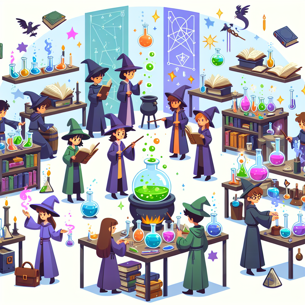 Wizards' Academy Paint By Diamonds Kits