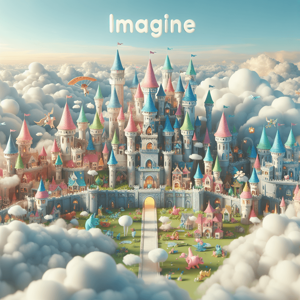 Playful Cloud Kingdom Paint By Diamonds