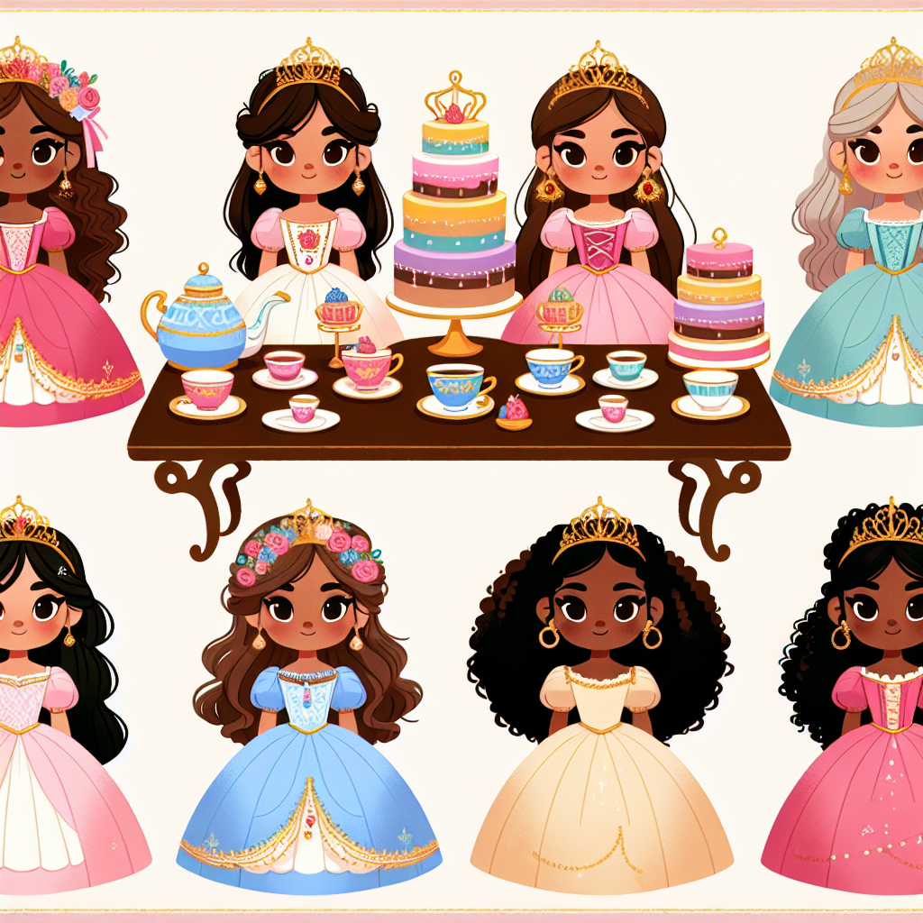 Fantasy Princess Tea Party Diamonded Painting Kits