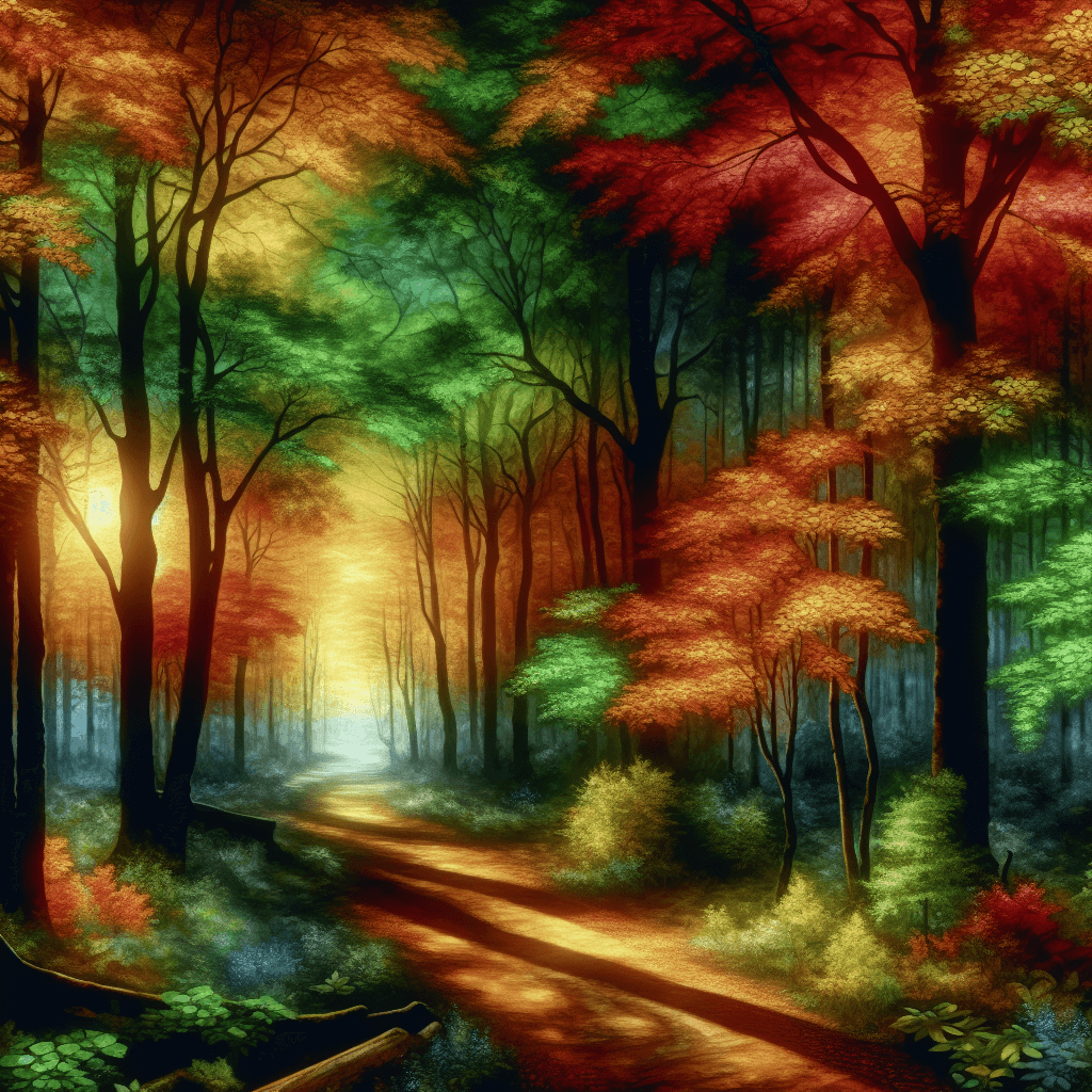 Mystic Forest Path Paint By Diamonds Kits