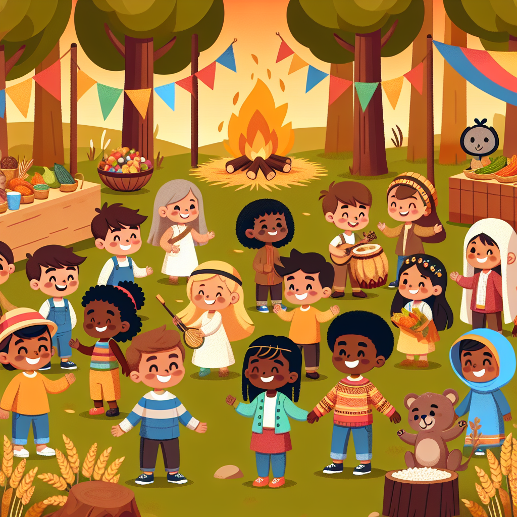 Forest Harvest Celebration Paint By Diamond