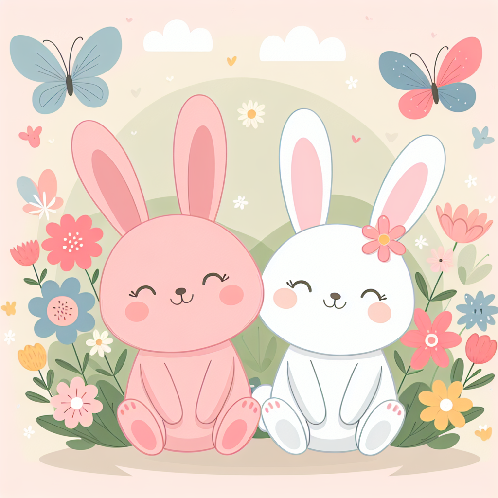 Sweet Bunny Friends Paint By Diamonds