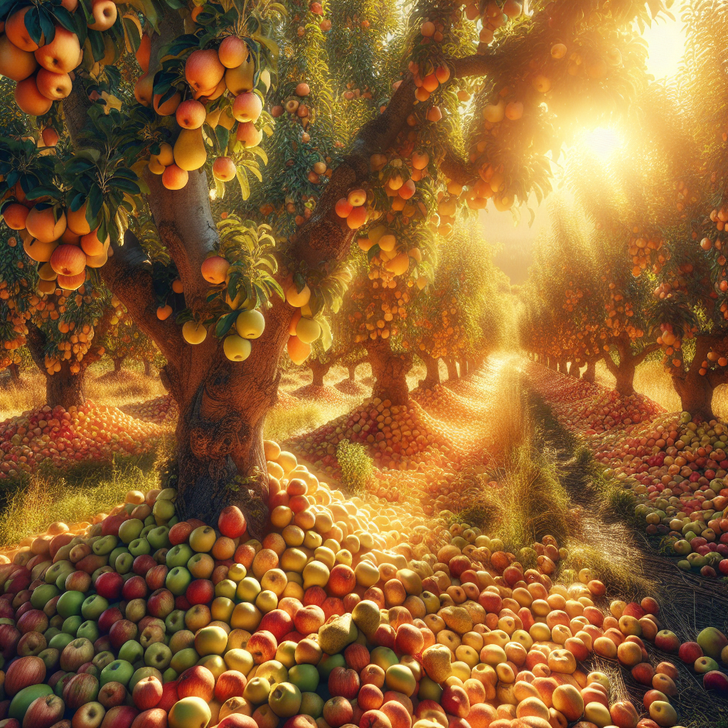 Sunlit Orchard Bounty DIY Paint By Diamonds