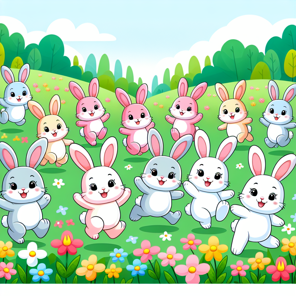 Bunny’s Springtime Hopping Painting Diamond Kit