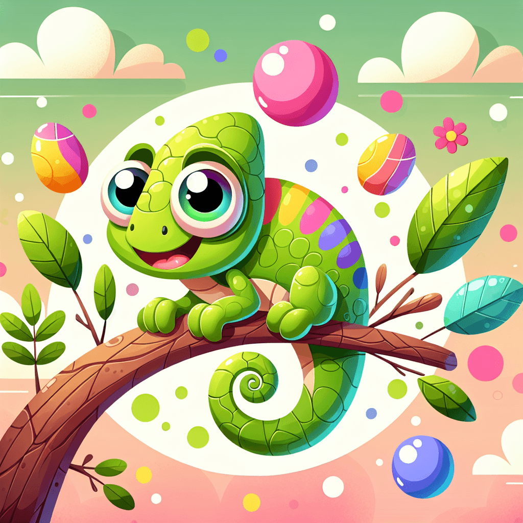 Cheery Chameleon Paint By Diamonds Art