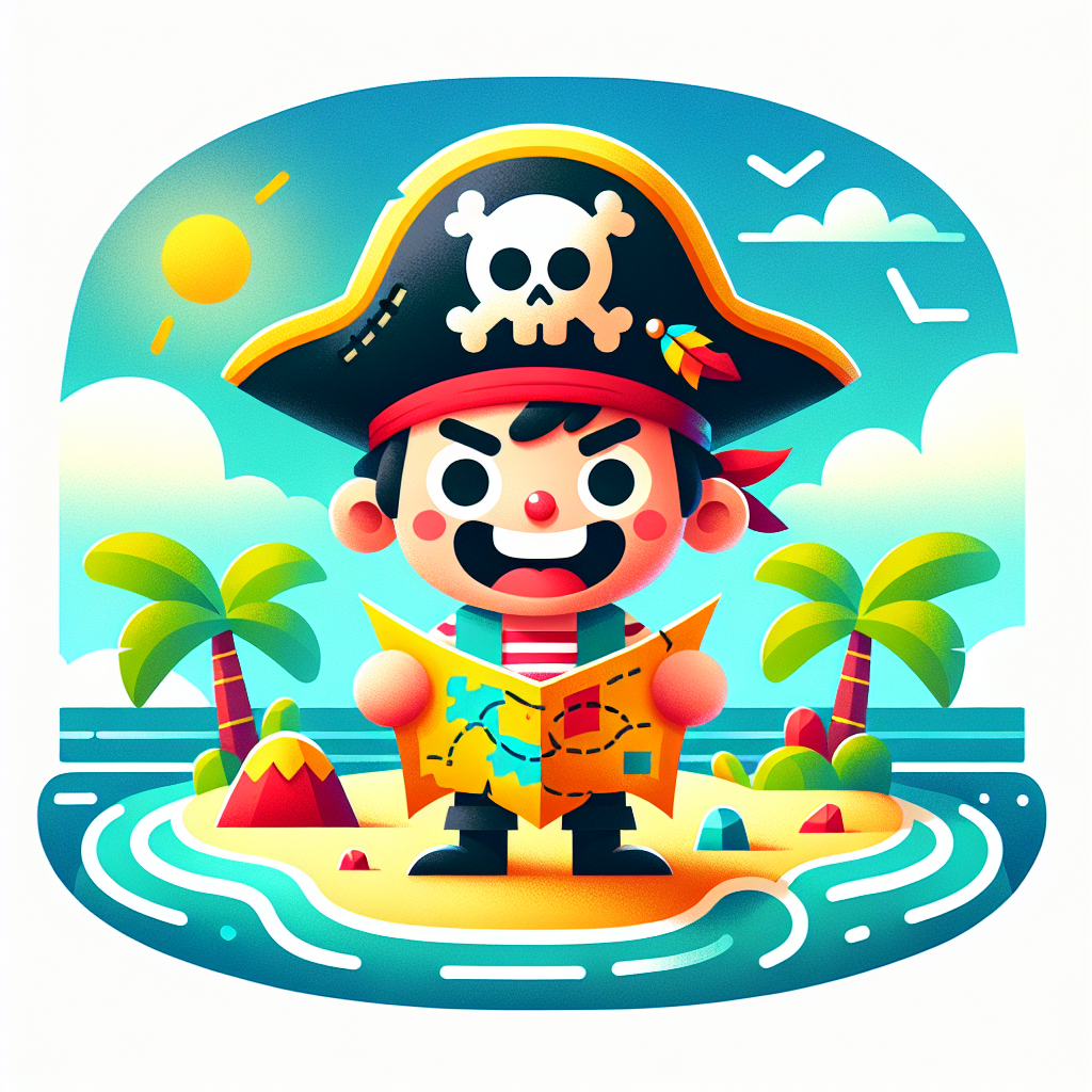 Whimsical Pirate Paint By Color